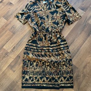 Tribal print dress